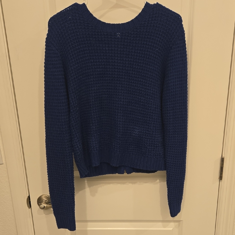 La Hearts Royal Blue Crew Neck Sweater